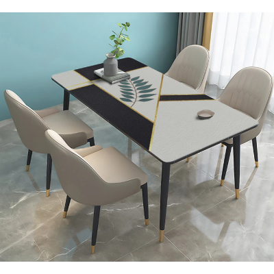 Скатертина з ПВХ для кухні та їдальні, кухонне покриття з принтом "Art Deco vibe", 60*90 см Скатертина з ПВХ для кухні та їдальні, кухонне покриття з принтом "Art Deco vibe", 60*90 см